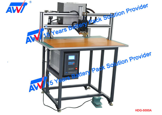 AWT 18650 เครื่องเชื่อมจุดแบตเตอรี่นิวเมติก / คันเหยียบ 32650 HDG-5000A 380V 5000A